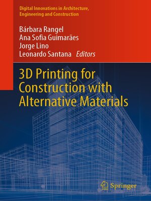 cover image of 3D Printing for Construction with Alternative Materials